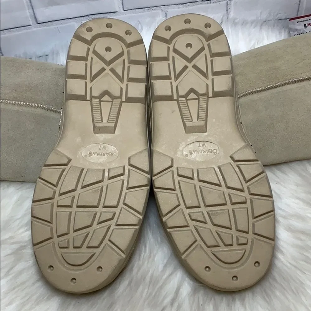 BearPaws NWT Light Tan Suede Boots Sheepskin‎ Lined